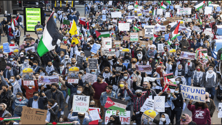 تظاهرات في عواصم أوروبية تضامنا مع فلسطين