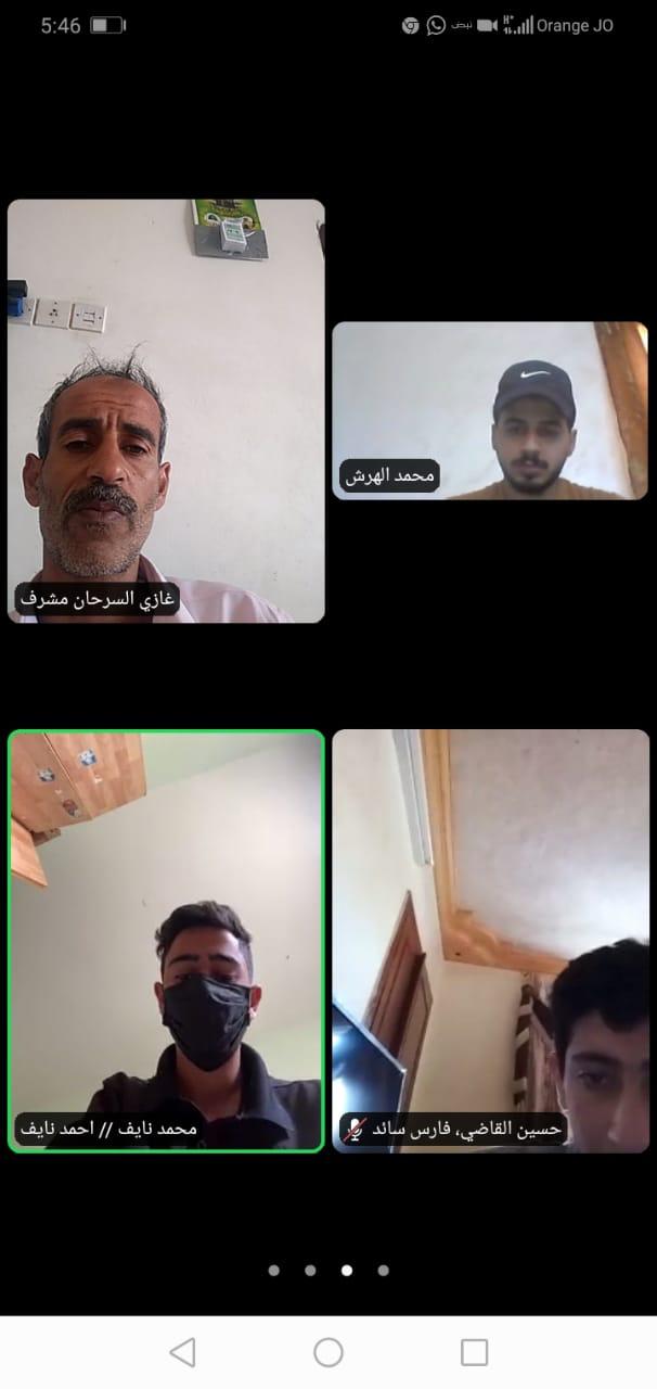 مركز شباب حوشا يقيم ورشة عمل تحت عنوان التسامح عبر تطبيق ZOOM