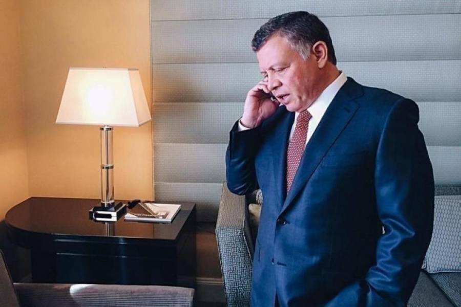 الملك لأمين عام الأمم المتحدة : الممارسات الإسرائيلية الاستفزازية المتكررة بحق الشعب الفلسطيني قادت إلى التصعيد الدائر