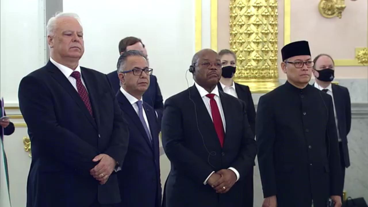 الشوابكة يقدم أوراق اعتماده للرئيس الروسي كسفير فوق العادة ومفوضا معتمداً ومقيماً للأردن لدى روسيا الاتحادية 