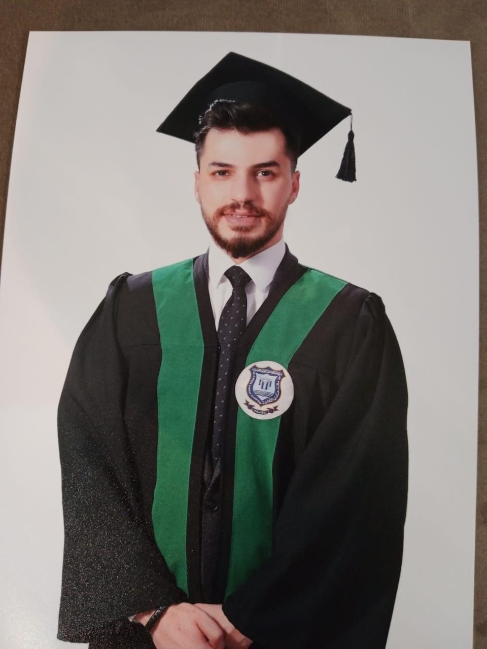 تهنئة لـ سلام ايمن العبداللات بمناسبة تخرجه من كلية الحقوق بجامعة عمان الأهلية 