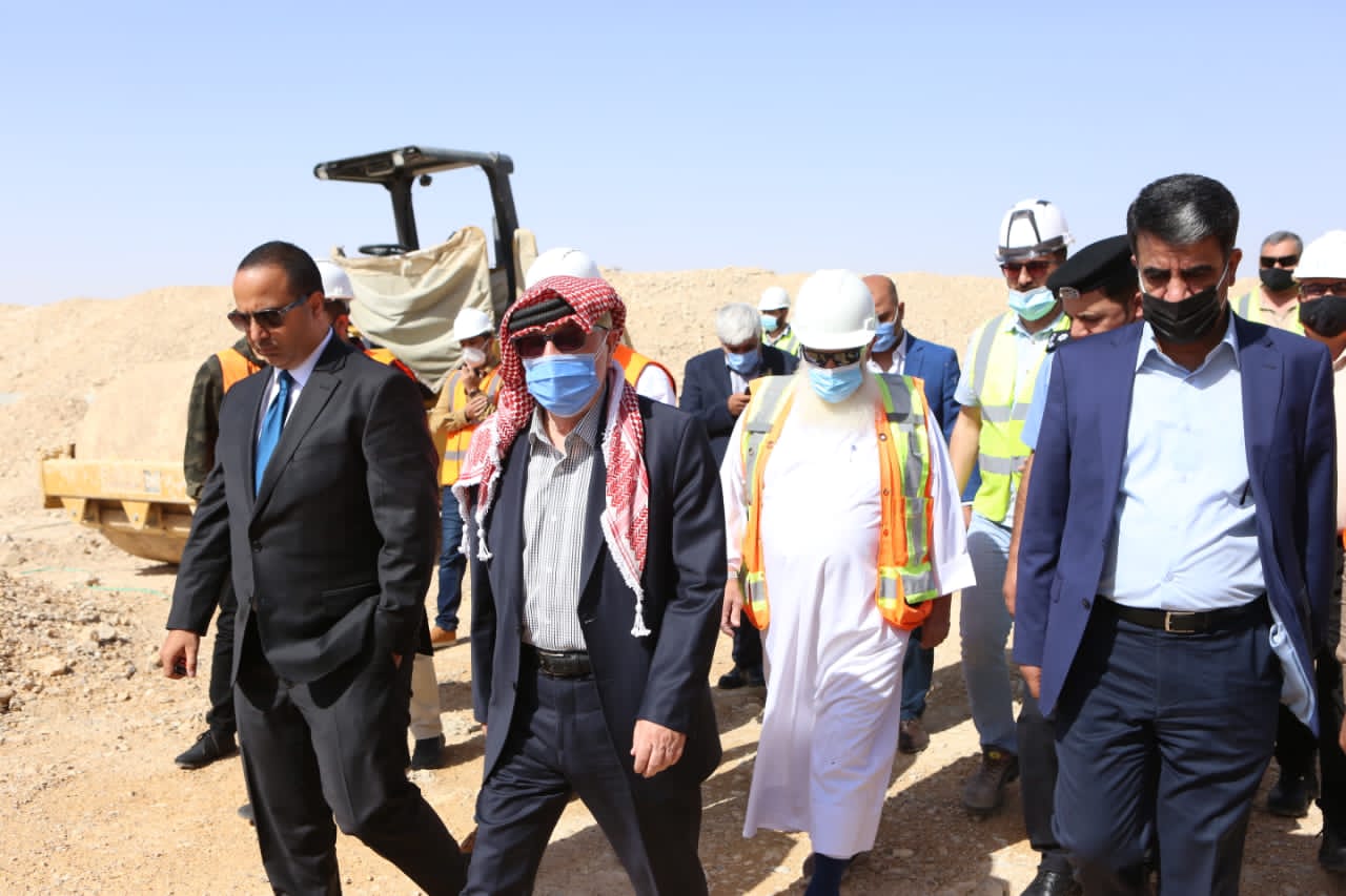 وزير الأشغال يجري جولة ميدانية لعدد من المشاريع في محافظة معان