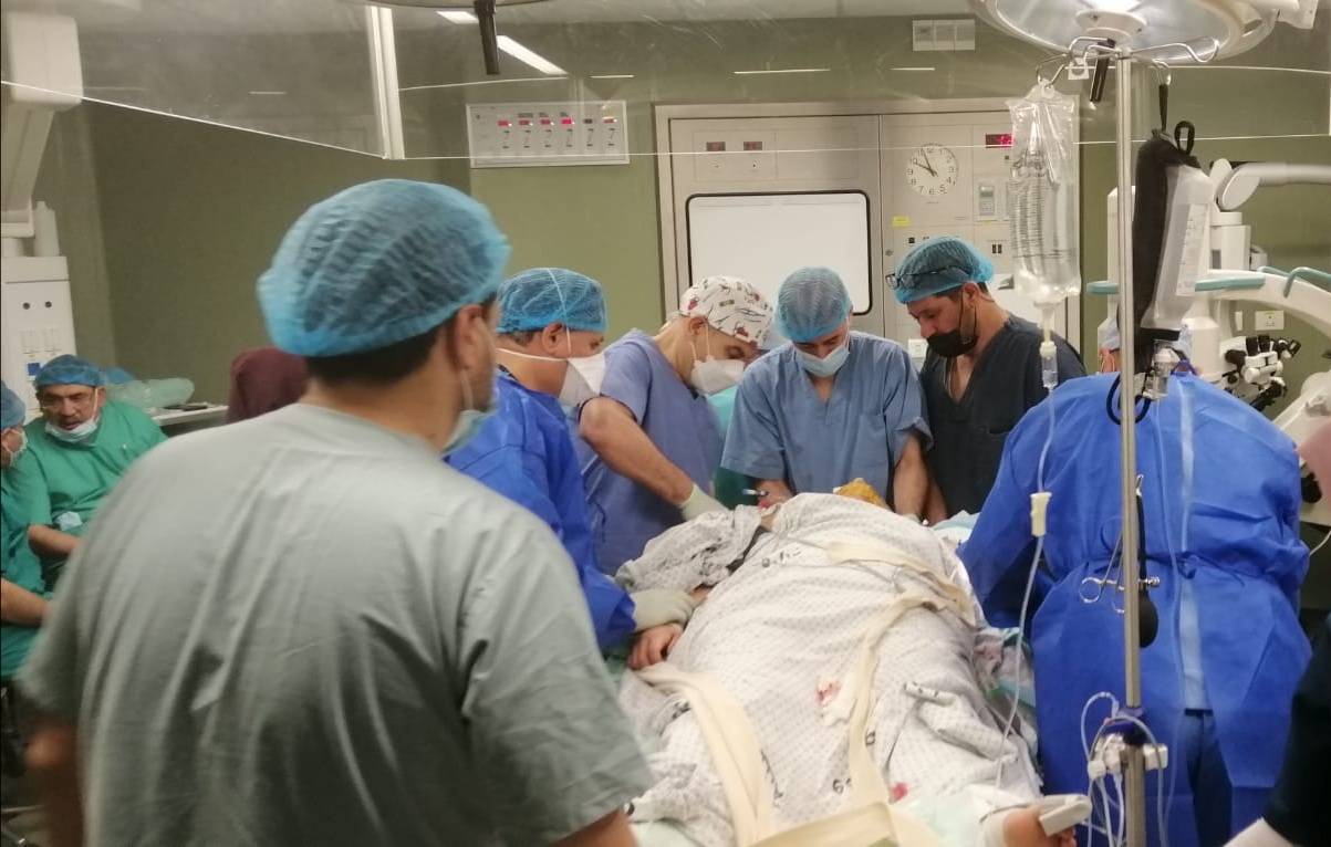 ‏فريق طبي أردني يجري عدة عمليات جراحية في قطاع ‎غزة