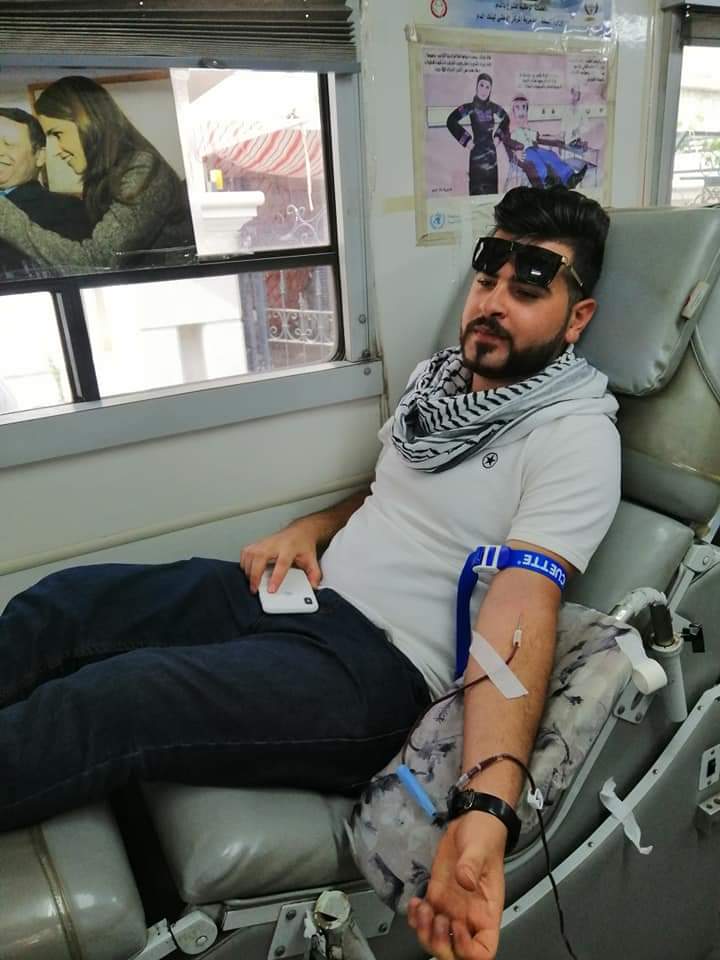  ” فزعة وطن ” تنظم حملة للتبرع بالدم لأهالي غزة – صور