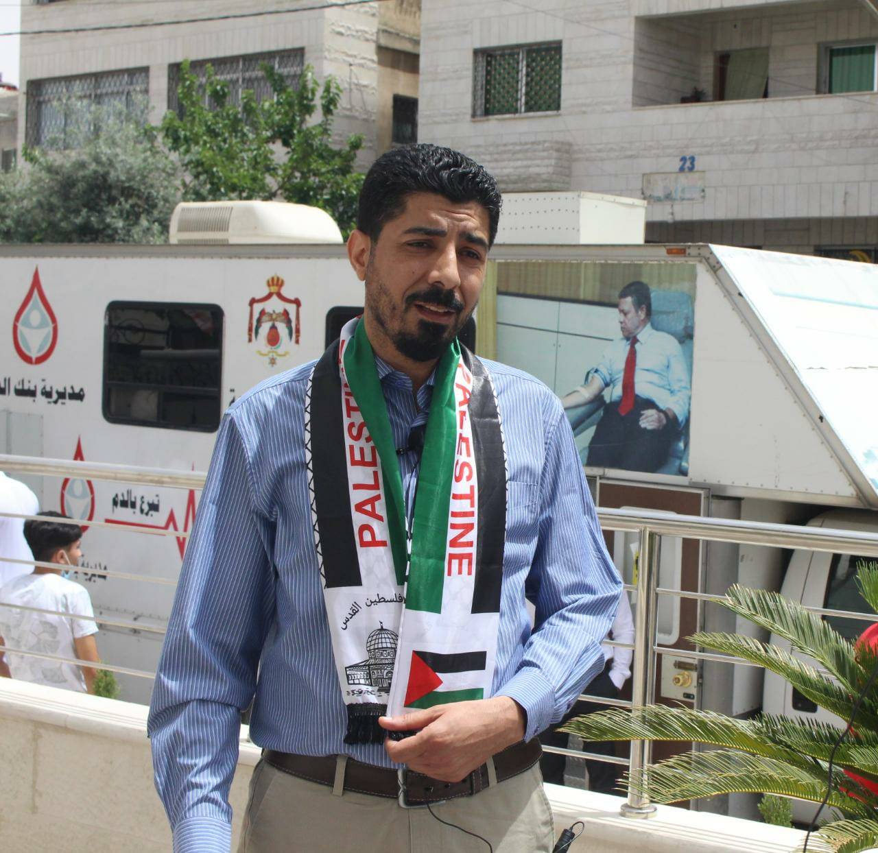  ” فزعة وطن ” تنظم حملة للتبرع بالدم لأهالي غزة – صور