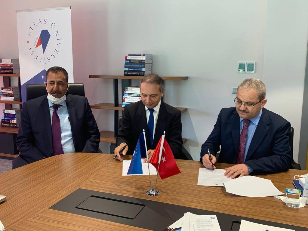 مذكرة تفاهم بين جامعة جدارا وجامعة أطلس التركية صور