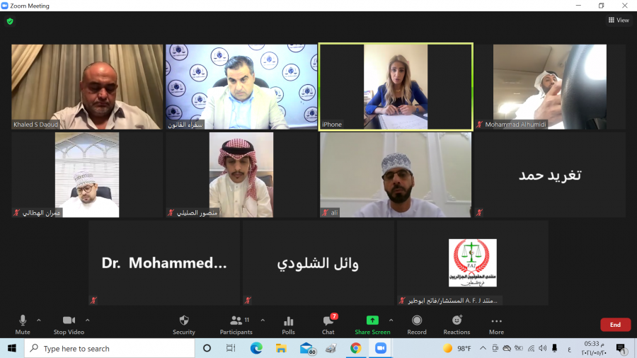 سفراء القانون : تأسيس لجنة الدفاع عن الأقصى جاء لدعم صمود الفلسطينيين بالطرق القانونية