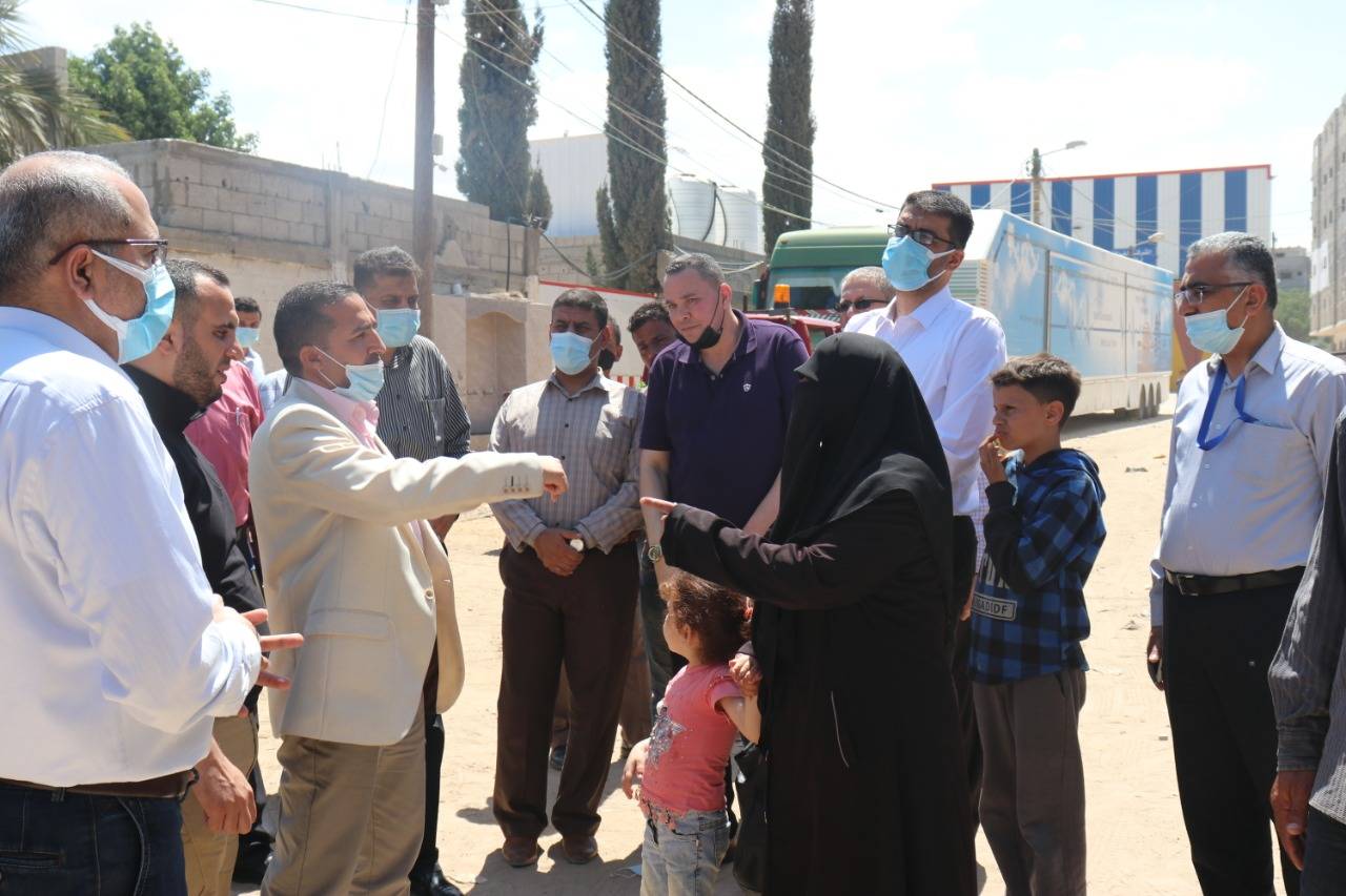 وكيل وزارة الصحة في غزة يزور المستشفى الميداني الأردني