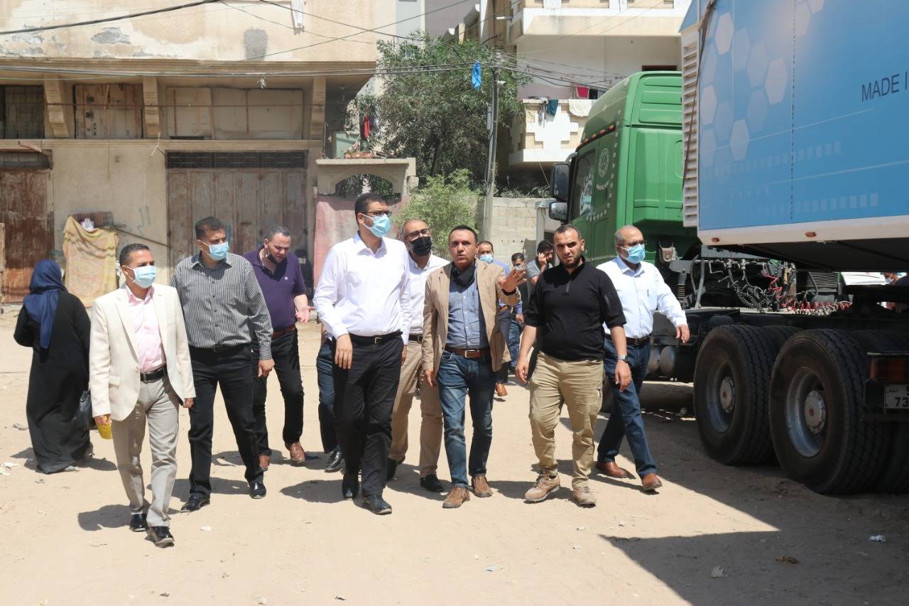 وكيل وزارة الصحة في غزة يزور المستشفى الميداني الأردني