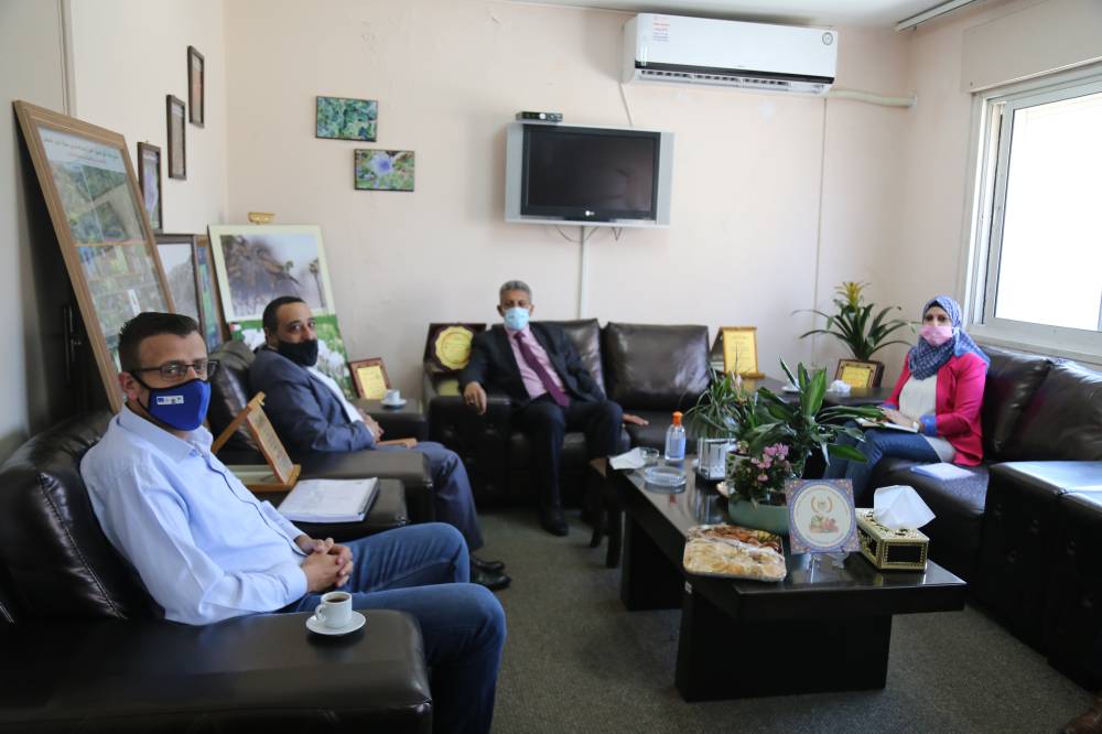  المطور يلتقي وفدا من صندوق درء المخاطر والتأمينات الزراعية