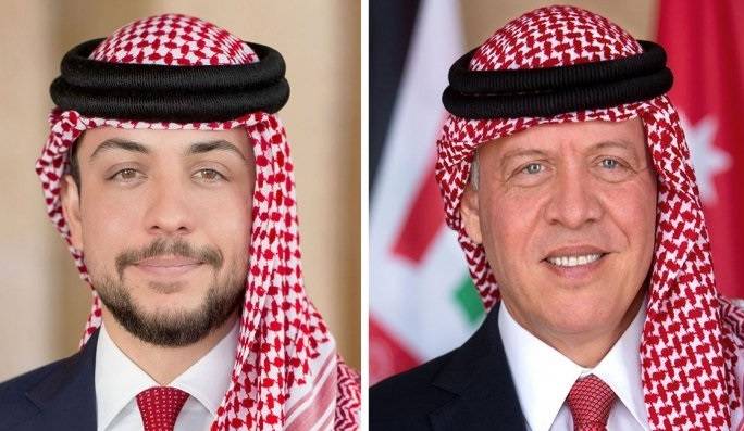 الملك وولي العهد يتلقيان برقيات بمناسبة عيد الاستقلال