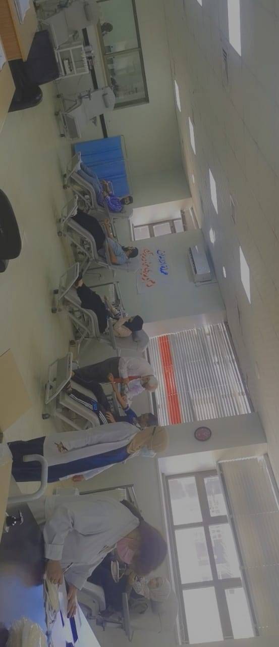 جمعية امل الغد الخيرية وفريق مبادرة ألف التطوعي يقيمان حملة للتبرع بالدم لصالح الشعب الفلسطيني 