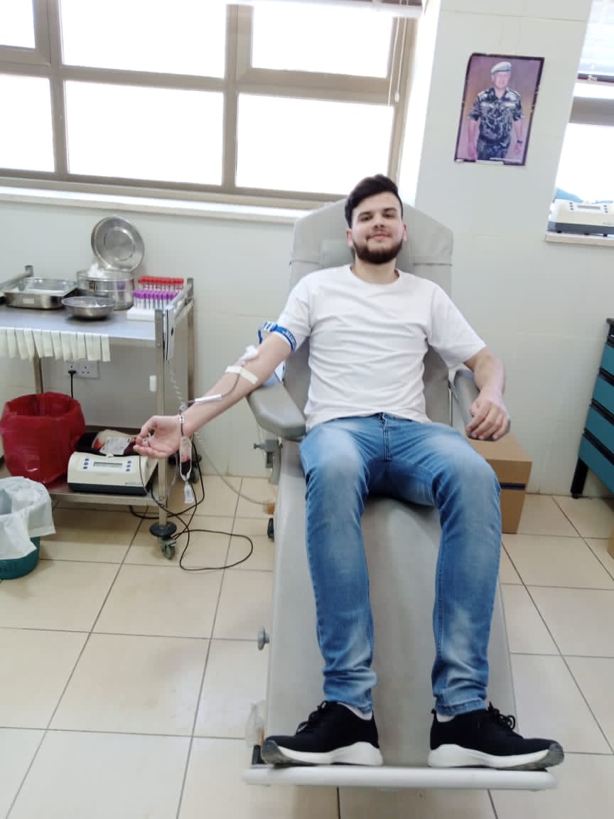 جمعية امل الغد الخيرية وبالتعاون مع جامعة اربد الاهلية  يستكملان حملة التبرع بالدم تحت شعار ( حملة الإيمان دم وريدي بوريدك)