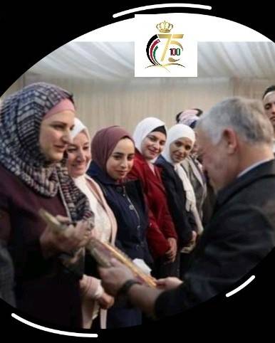 الدكتورة ثروت المعاقبه تهنئ جلالة الملك بعيد الاستقلال 75