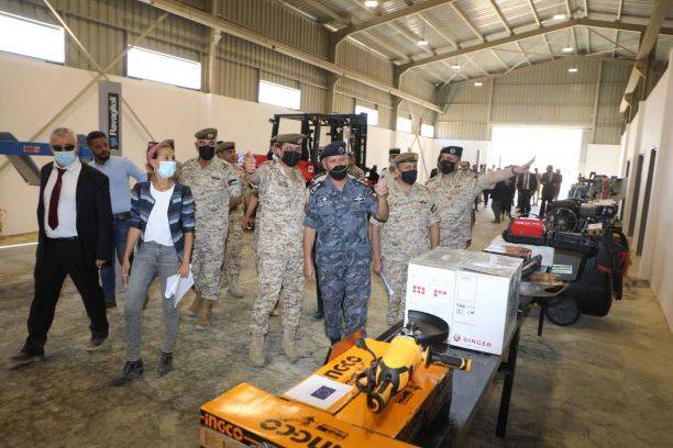 القوات المسلحة الاردنية : افتتاح المحطه الإدارية المتقدمة في المنطقة العسكرية الشرقية