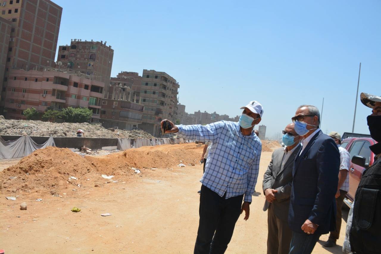 محافظ القليوبية يقوم بجولة تفقدية لمتابعة أعمال إزالة مخالفات المتغيرات المكانية ورصف مدخل مدينة قليوب وأعمال النظافة والتطوير بشبرا الخيمة