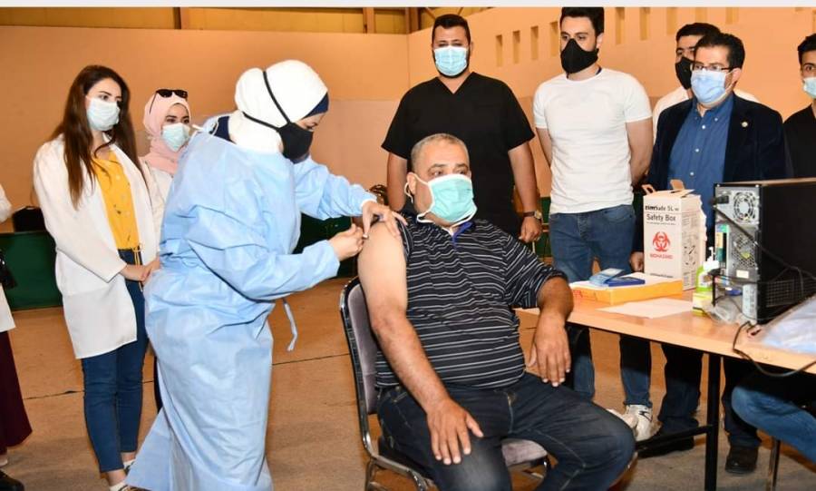 افتتاح مركز تطعيم كورونا في العلوم والتكنولوجيا