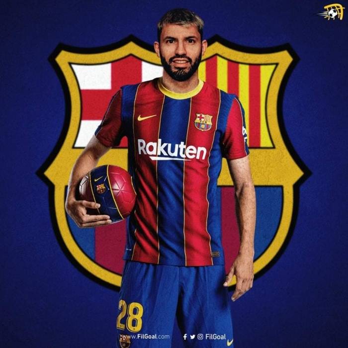 تحديد موعد الكشف الطبي لأجويرو في برشلونة