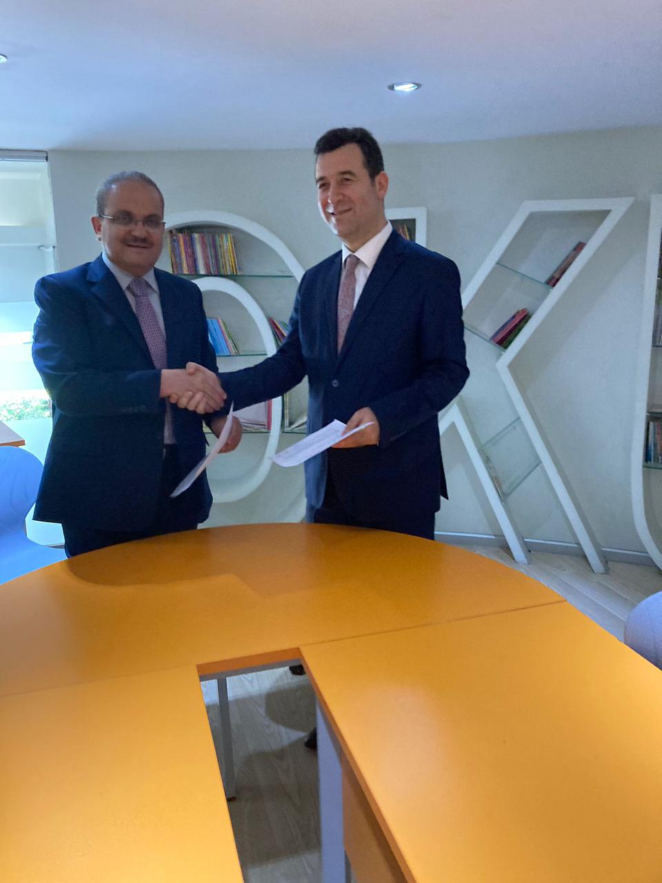 مذكرة تفاهم مشترك بين جامعة جدارا وجامعة البلقان الدولية المقدونية