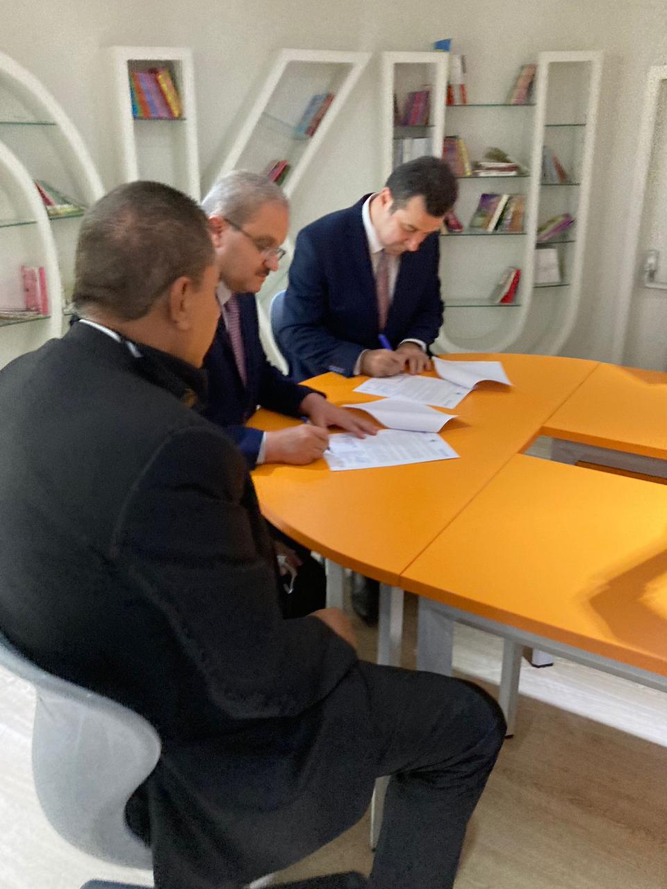 مذكرة تفاهم مشترك بين جامعة جدارا وجامعة البلقان الدولية المقدونية