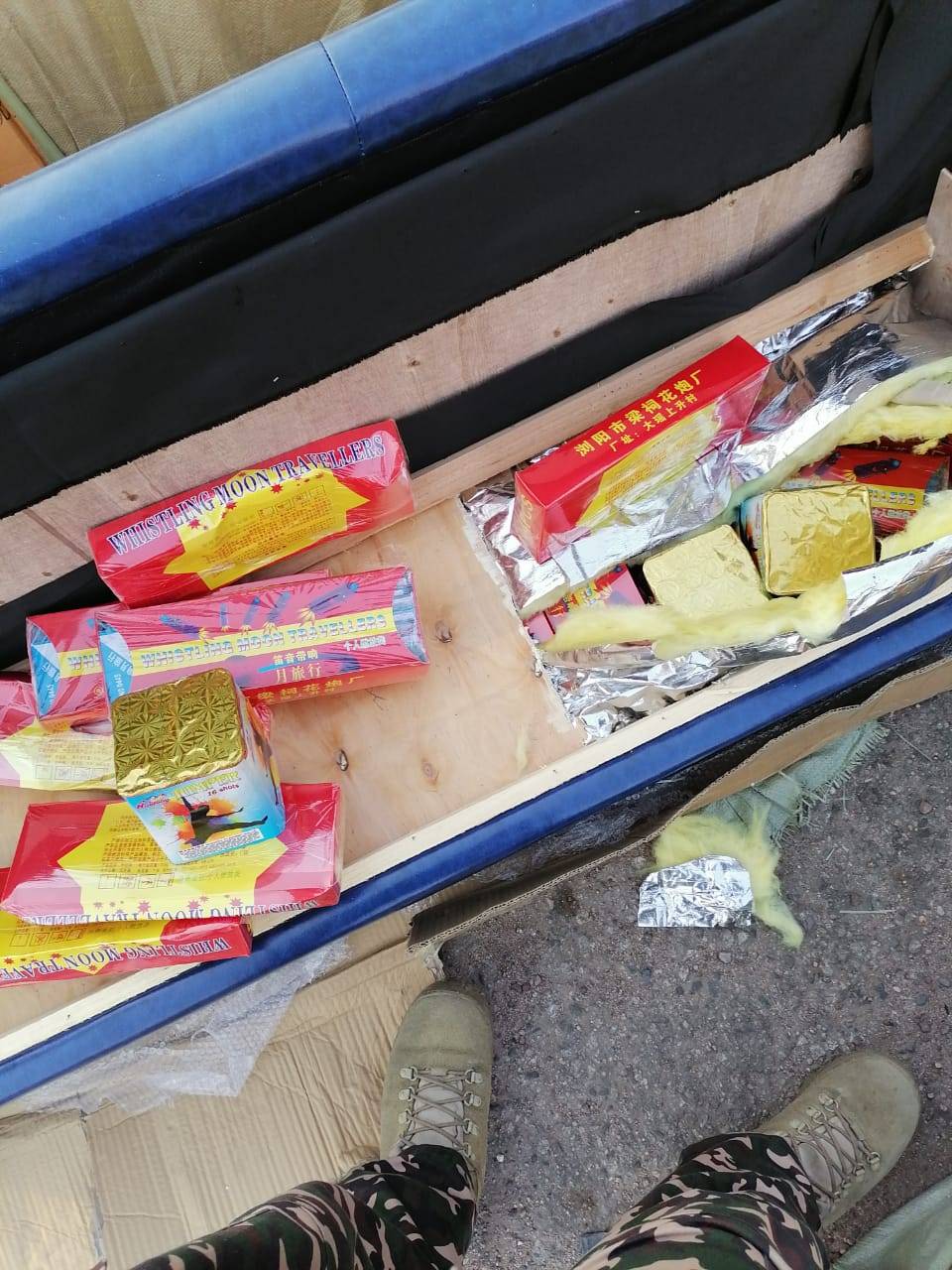 الجمارك تحبط تهريب حاوية Hلعاب النارية