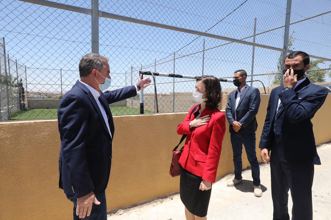 وزير الشباب في زيارة ميدانية لمحافظة مأدبا 