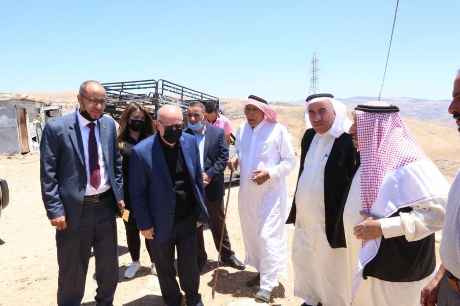 وزير الاشغال يجري جولة ميدانية لعدد من الطرق في بيادر وادي السير