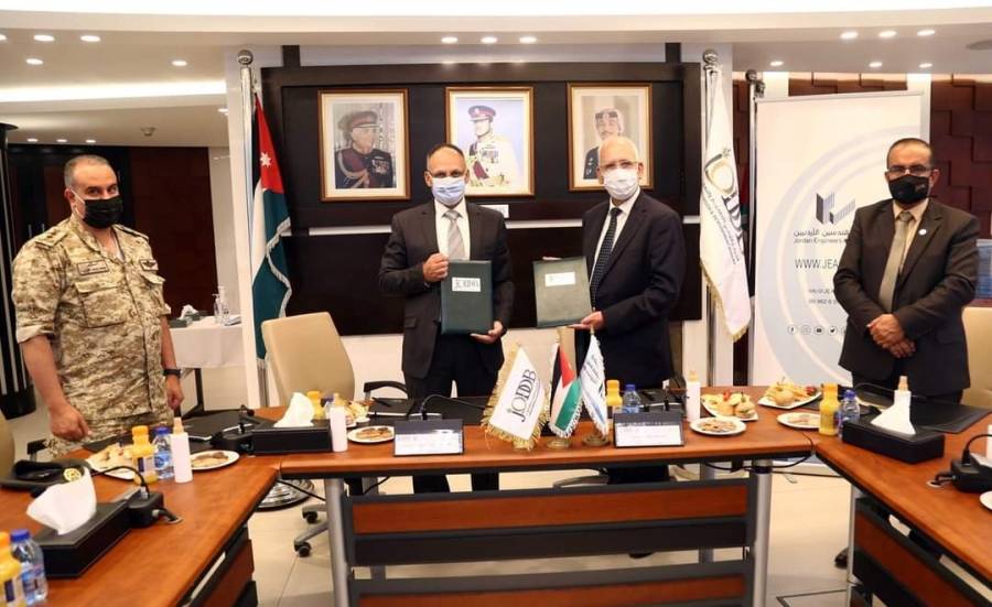 اتفاقية تعاون بين نقابة المهندسين والمركز الاردني للتصميم والتطوير