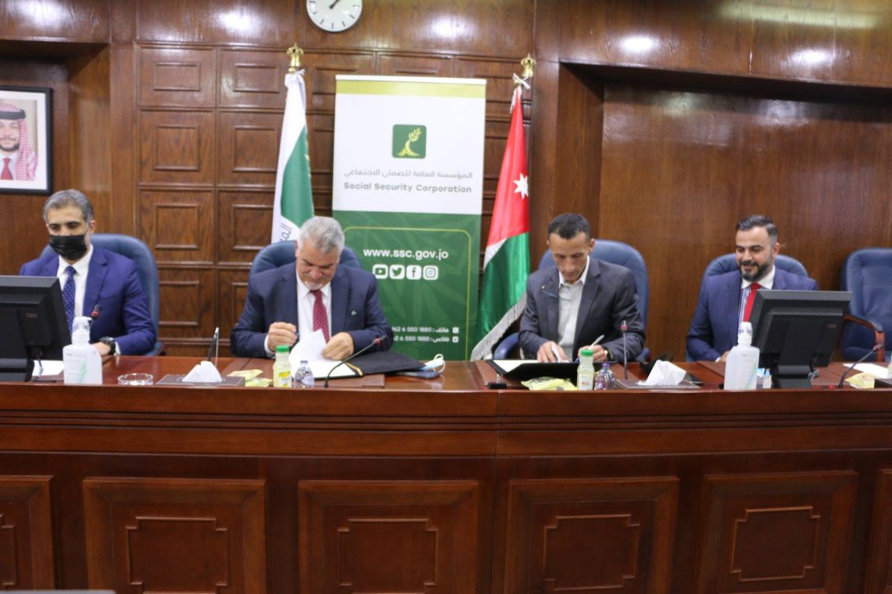 الضمان الاجتماعي توقع اتفاقية تعاون مع شركة عبدون للمجمعات التجارية لتوفير نافذة لها داخل مبنى (مكة مول) 