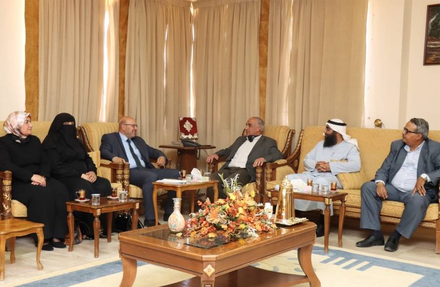 رئيس جامعة الحسين بن طلال يلتقي مدير التربية والتعليم لمنطقة معان