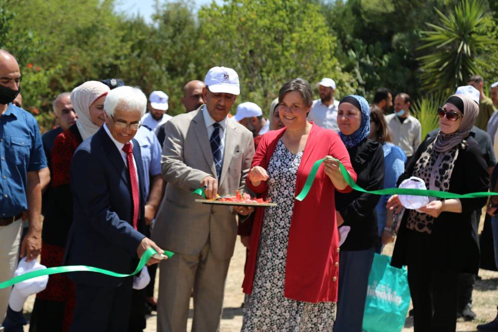 سلطة جودة البيئة وحدائق مركز بيرك يحتفلان باليوم العالمي للبيئة في حدائق المركز التعليمية في قرية تل- نابلس