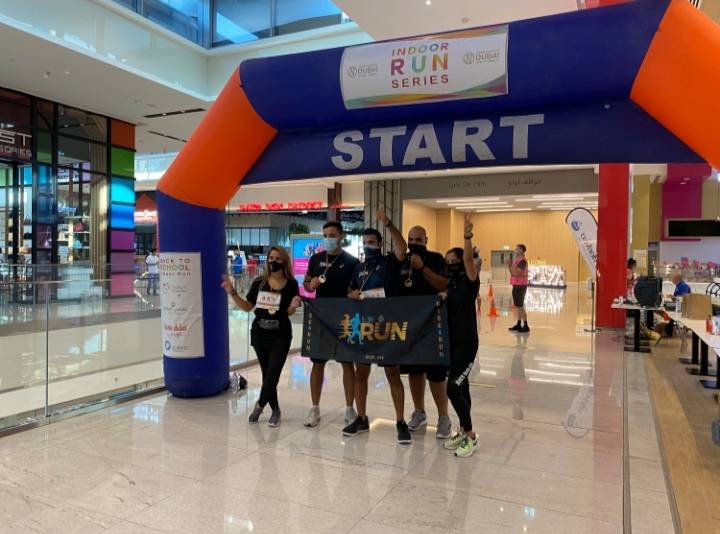 فستيفال بلازا جبل علي يستضيف سلسلة سباقات الجري الداخلية الثانية