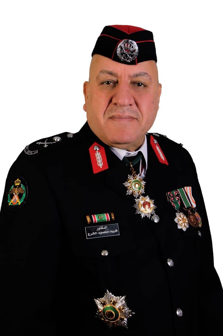 جوهرة العرب الإخباري يهنئ اللواء المتقاعد الدكتور فريد الشرع بمناسبة حصوله على وسام مئوية الدولة