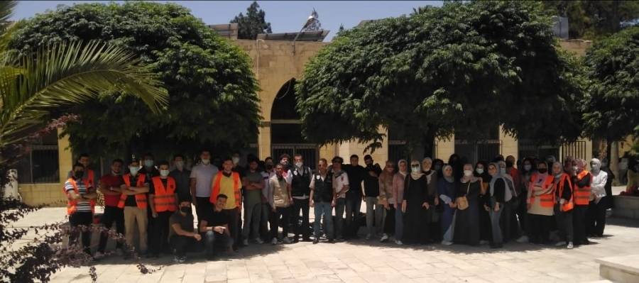 مركز تنمية وخدمة المجتمع في الجامعة الأردنية ينفذ حملة مسجدنا إهتمامنا