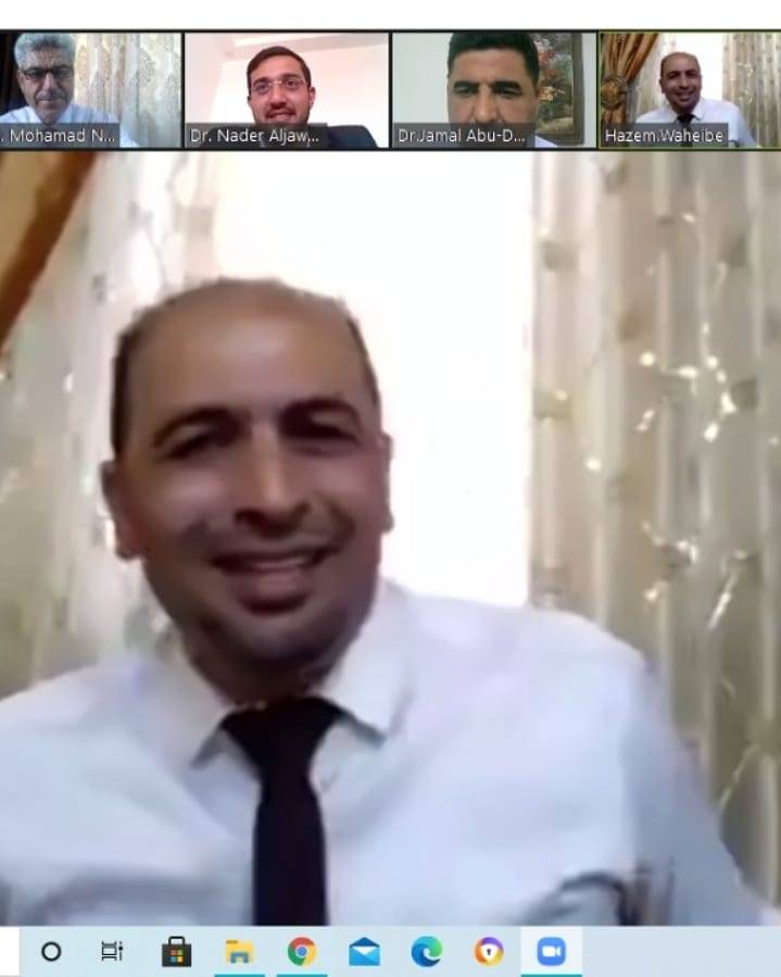 مناقشة ثلاث رسائل في كلية الأعمال في جامعة جدارا