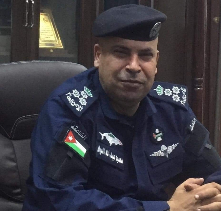 مدير شرطة محافظة مادبا العميد محمود عواد في ذمة الله 