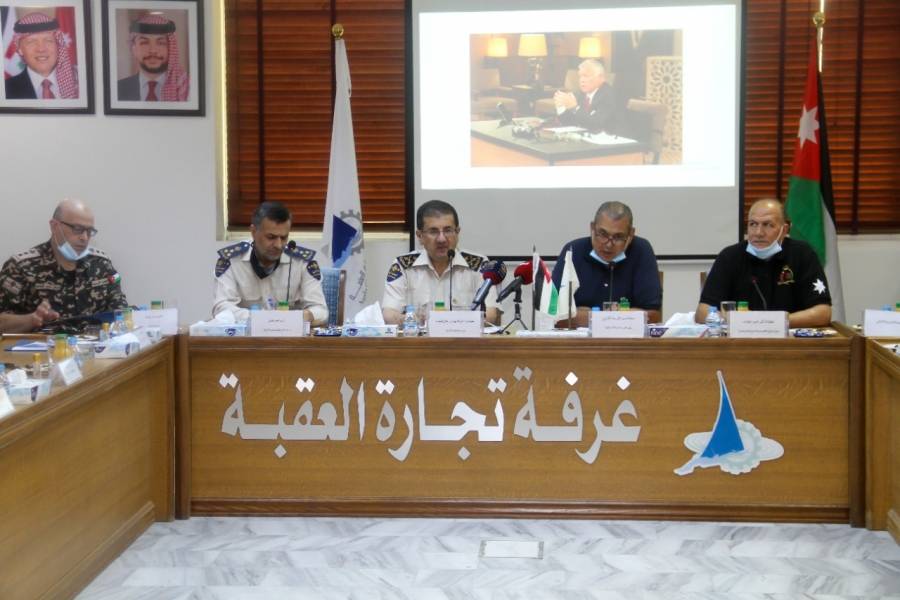 القضاة يعقد اجتماعات في ميناء الحاويات وغرفة تجارة العقبة