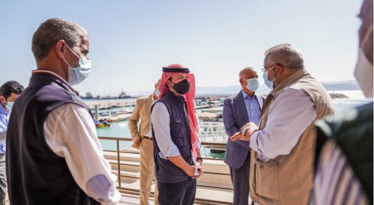 ولي العهد يفتتح مشروع تطوير ساحة الثورة العربية الكبرى بالعقبة .. صور