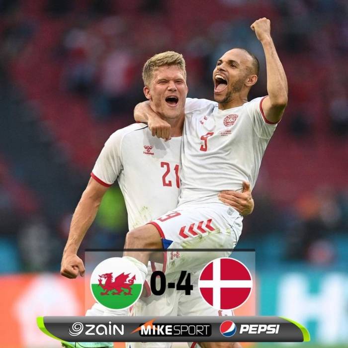 الدنمارك تسحق ويلز في طريقها إلى ربع النهائي