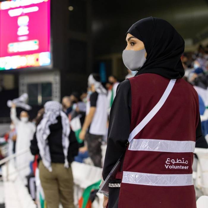 دور فاعل لفريق المتطوعين في نجاح استضافة قطر للتصفيات المؤهلة لكأس العرب 2021