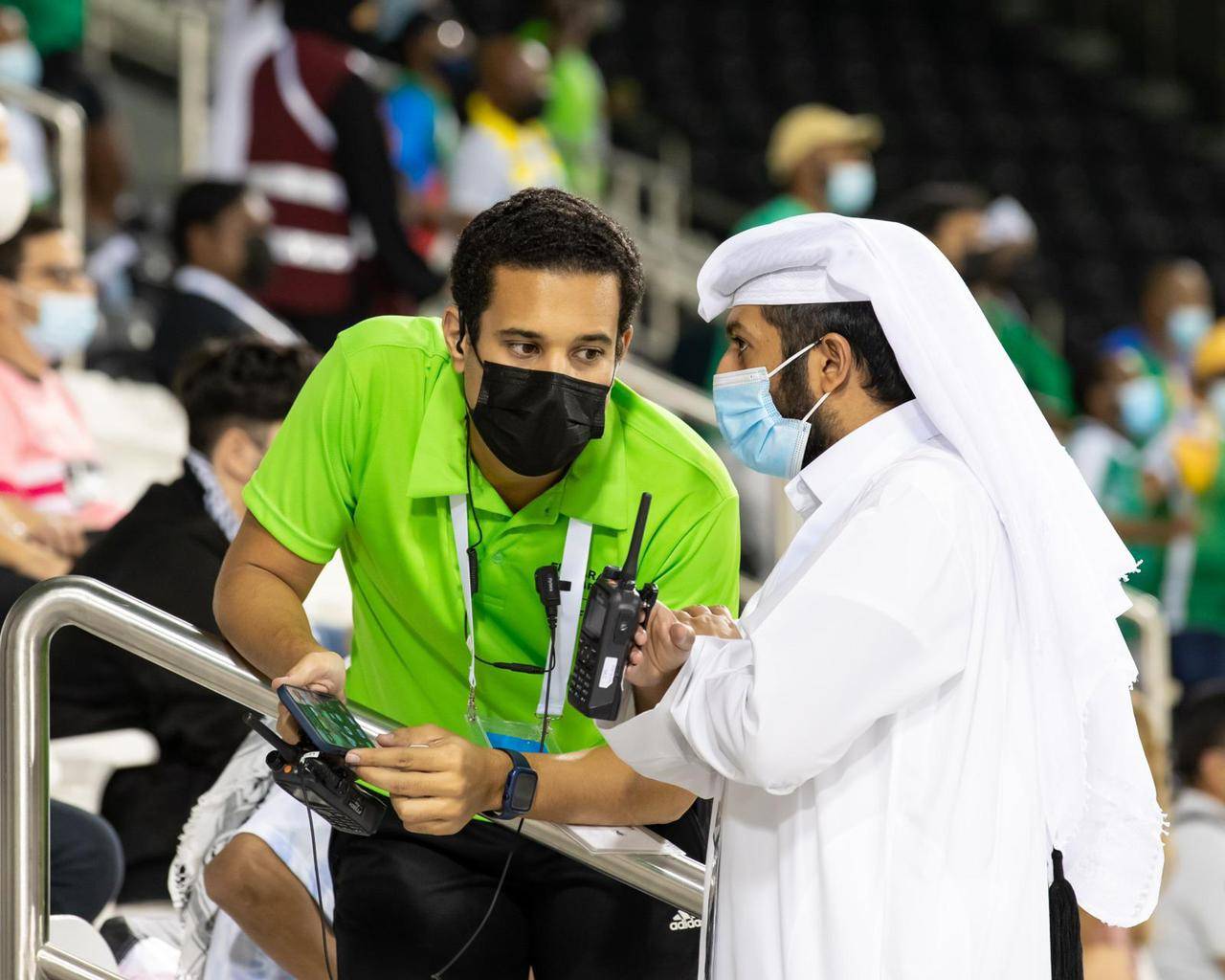 دور فاعل لفريق المتطوعين في نجاح استضافة قطر للتصفيات المؤهلة لكأس العرب 2021