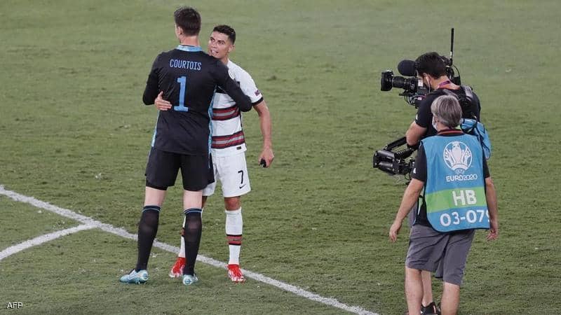 رونالدو لكورتوا : كنتم محظوظين للغاية