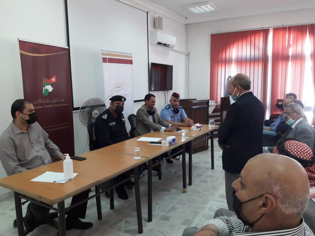 مدير شرطة مادبا يترأس اجتماع المجالس المحلية في مركز امن مادبا الغربي ومركز امن مادبا الشرقي 