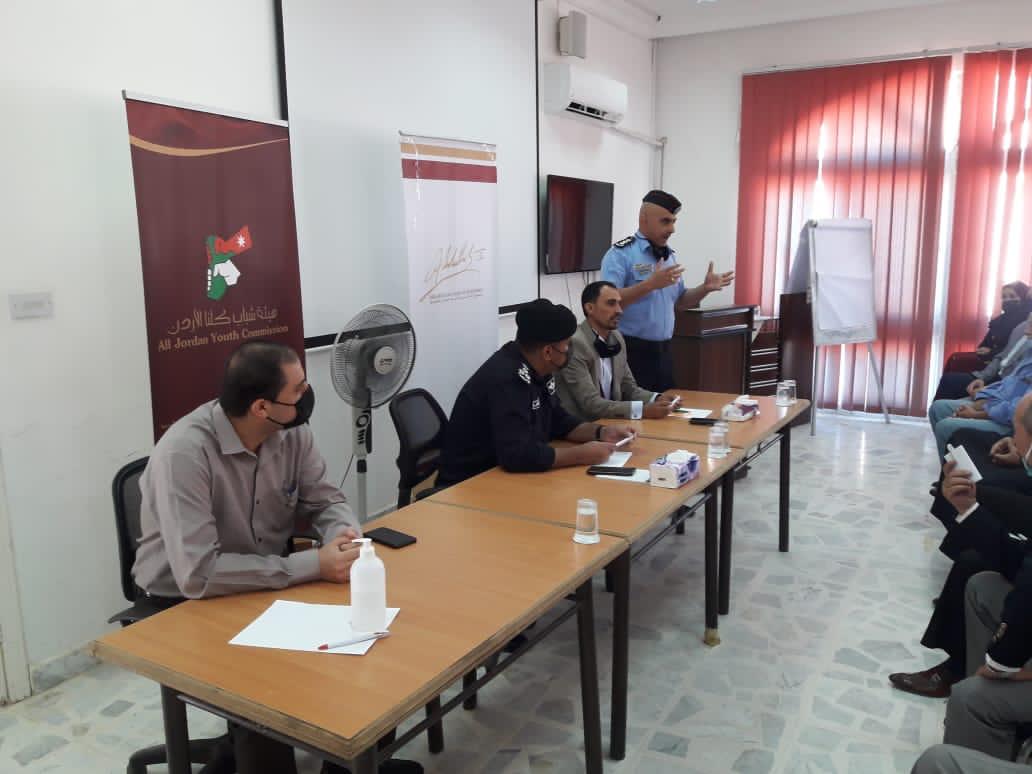 مدير شرطة مادبا يترأس اجتماع المجالس المحلية في مركز امن مادبا الغربي ومركز امن مادبا الشرقي 