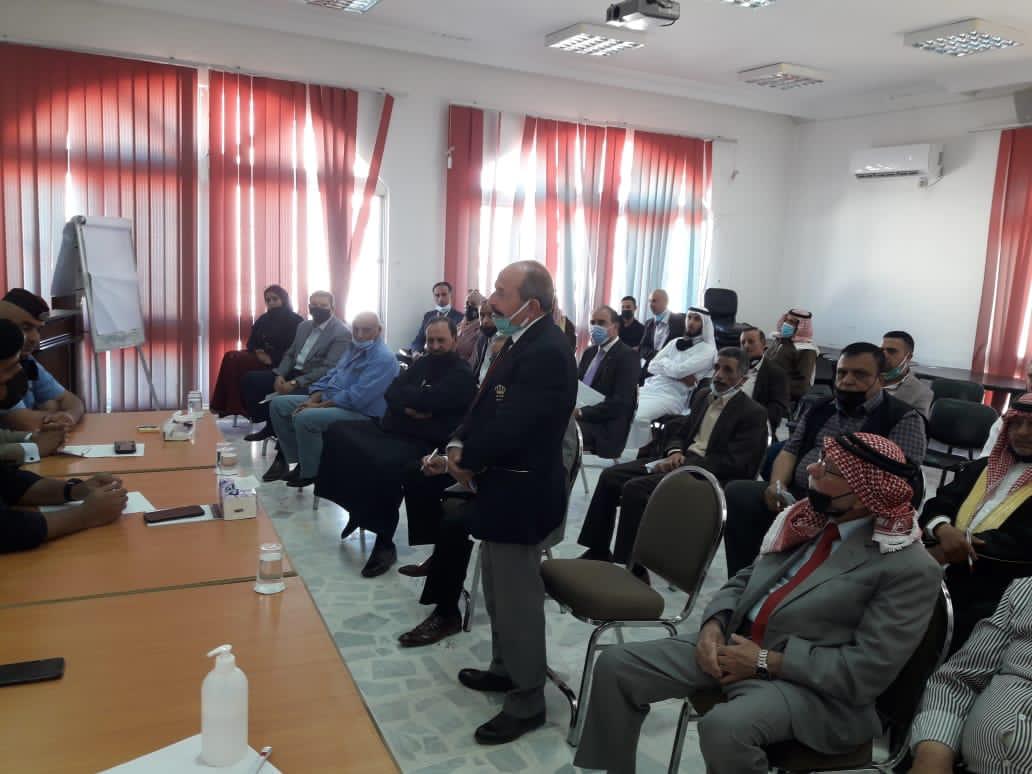 مدير شرطة مادبا يترأس اجتماع المجالس المحلية في مركز امن مادبا الغربي ومركز امن مادبا الشرقي 