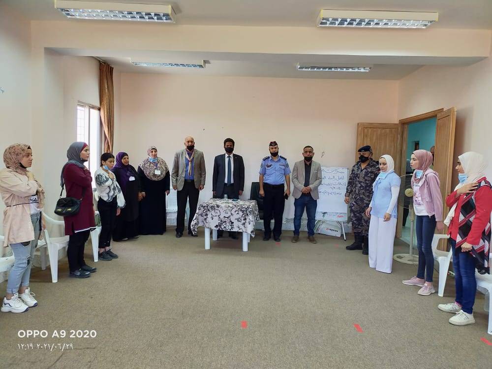 افتتاح معسكرات الحسين للعمل والبناء في مركز الشابات دير ابي سعيد