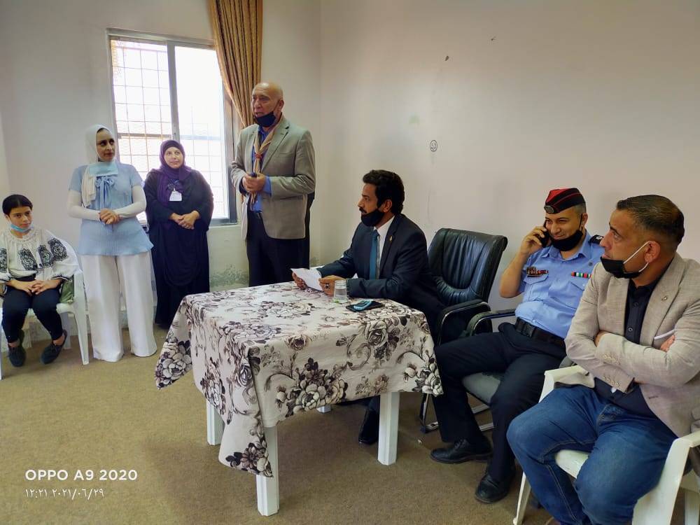 افتتاح معسكرات الحسين للعمل والبناء في مركز الشابات دير ابي سعيد