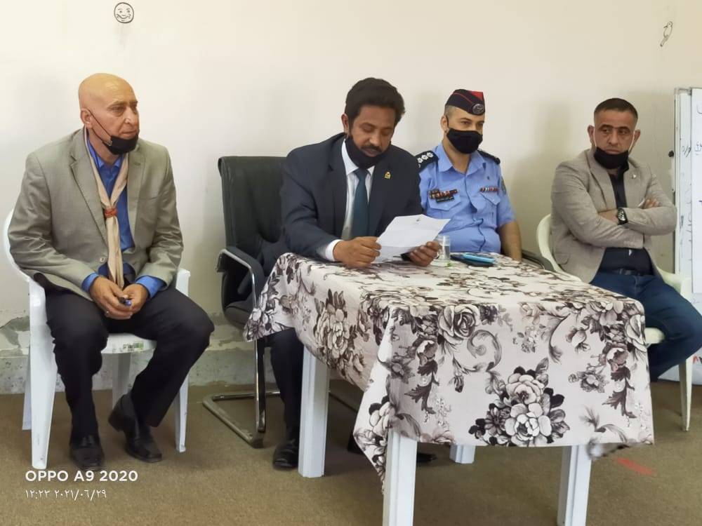 افتتاح معسكرات الحسين للعمل والبناء في مركز الشابات دير ابي سعيد