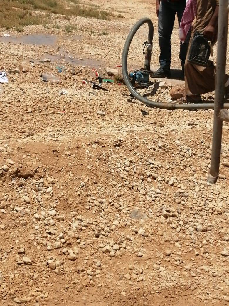 المياه ضبط عدد من الصهاريج التي تعتدي على خط ناقل مياه السلطاني بنحو(100) متر مكعب / الساعة في الكرك