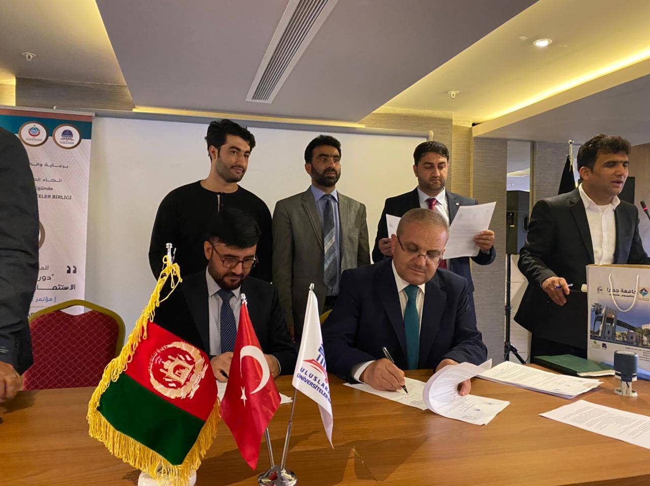 حزمة إتفاقيات لجامعة جدارا  على هامش المؤتمر الدولي دور الجامعات في الاستثمار والتنمية المستدامة  في تركيا